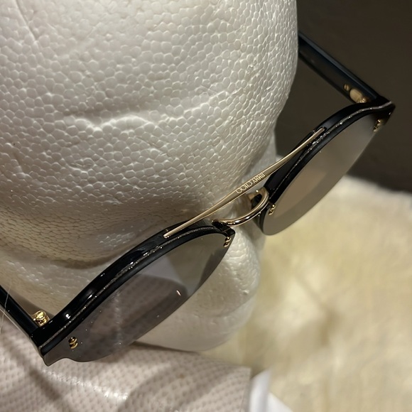 Jimmy Choo round brown glitter sunglasses - Picture 10 of 10